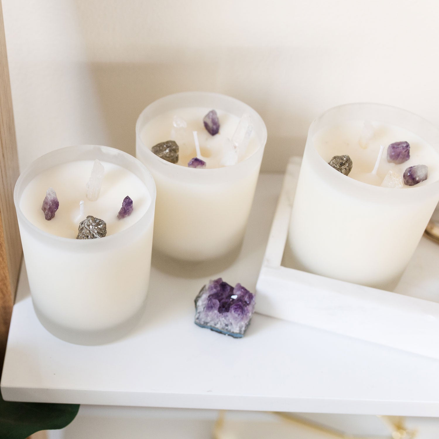 Gemstone Candles DIY, How To Make Gemstone Candles