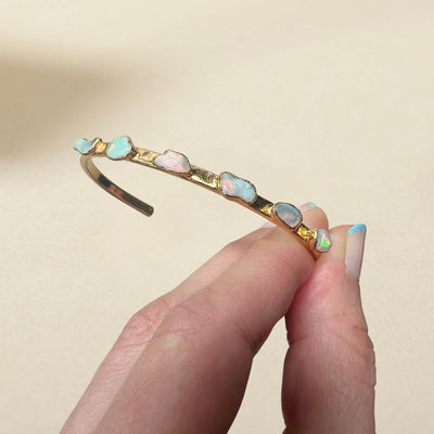 Raw Opal Cuff SS01