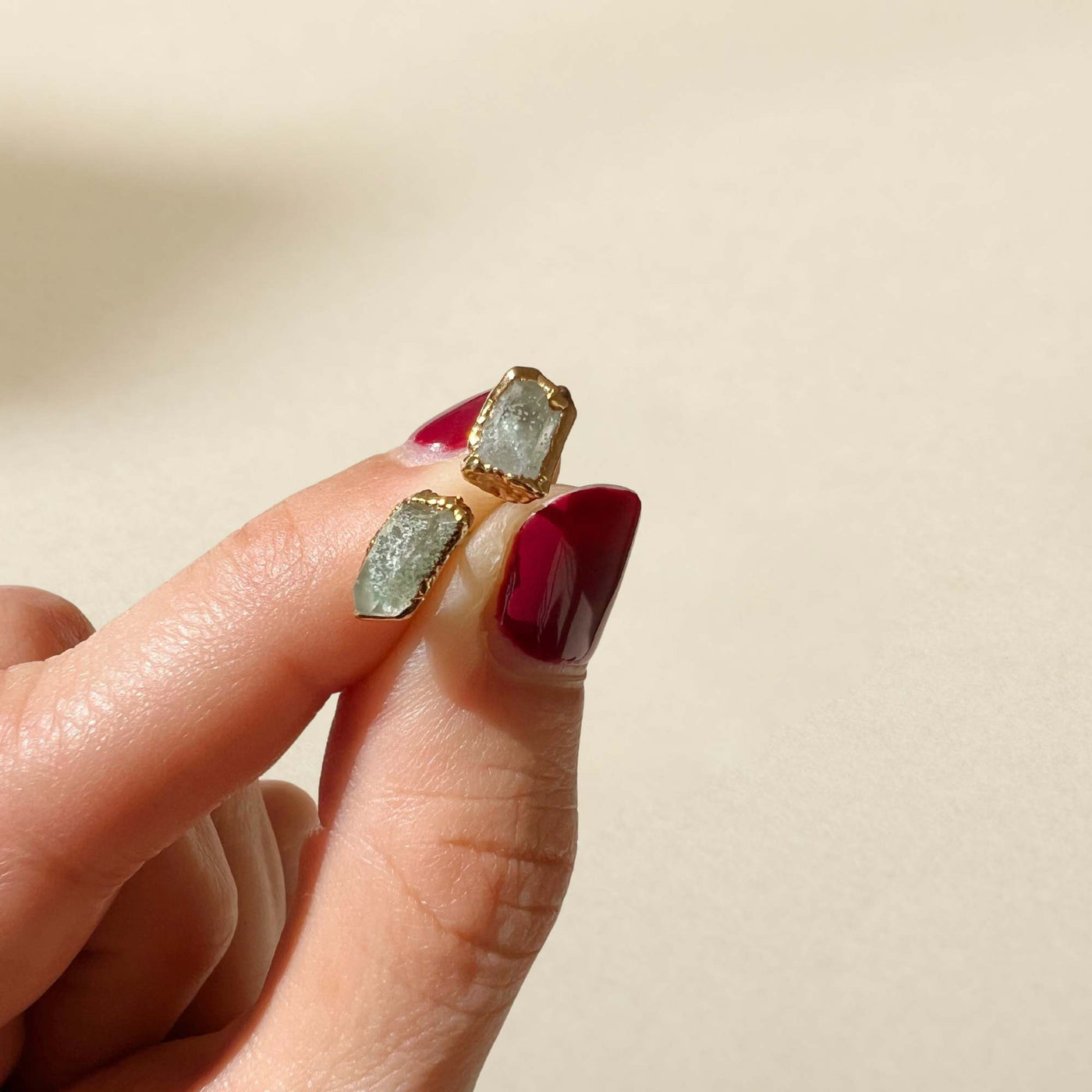 Calcite Point Studs SS01