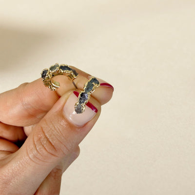 Montana Sky Sapphire Huggies SS01