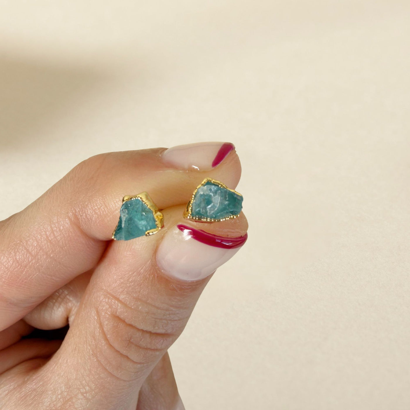 Aquamarine Studs SS01