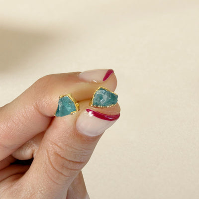 Aquamarine Studs SS01