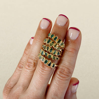 Green Ombré Ring - Multiple Sizes - SS01