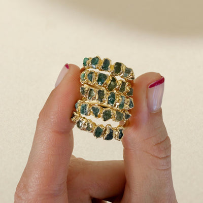Green Ombré Ring - Multiple Sizes - SS01