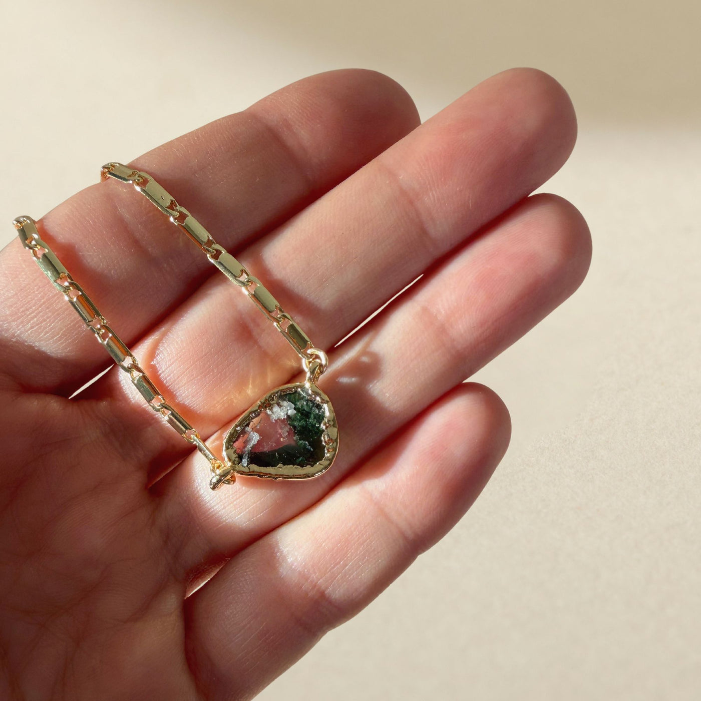 Meadow Mist Tourmaline Necklace SS01