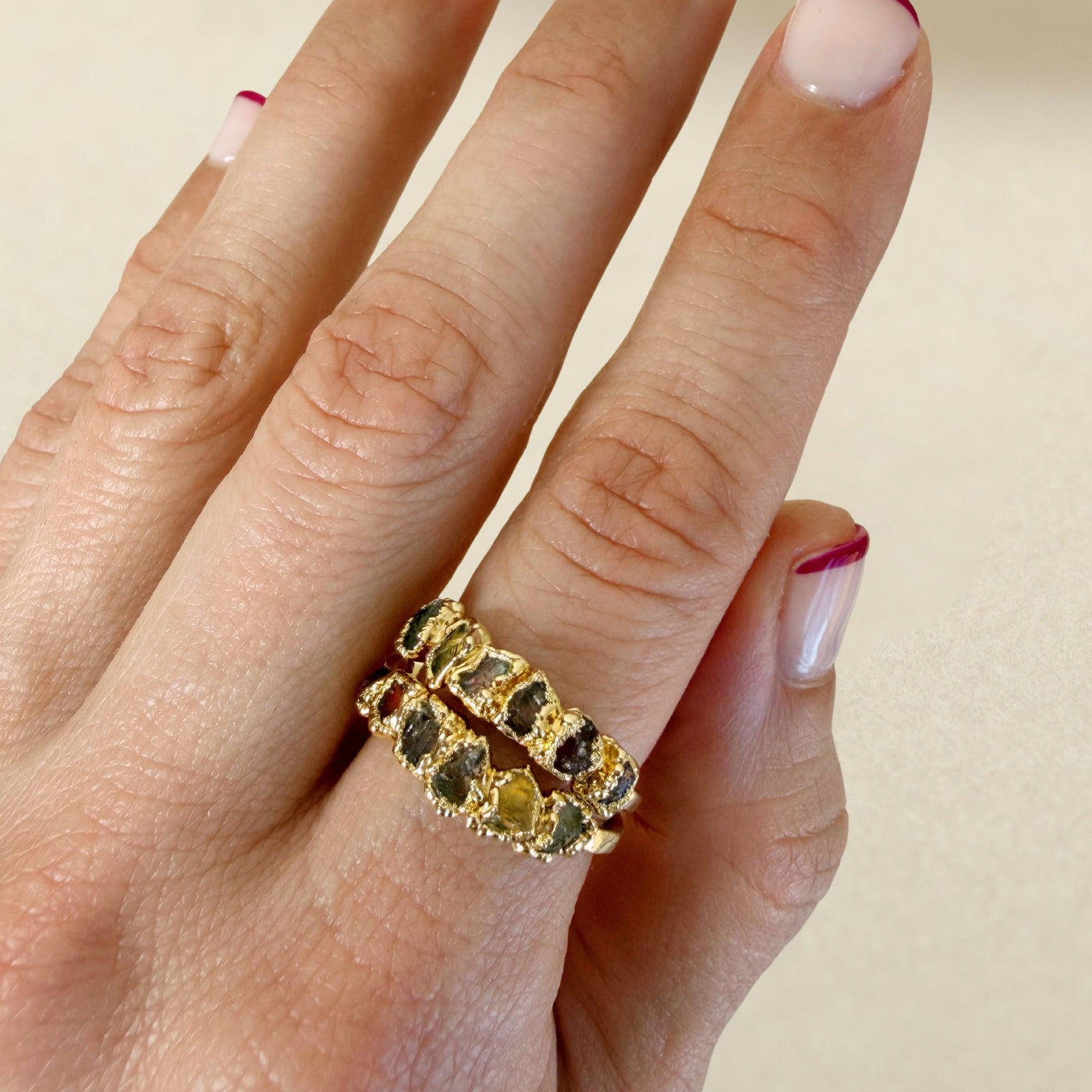 Orange Ombré Ring - Size 7 - SS01