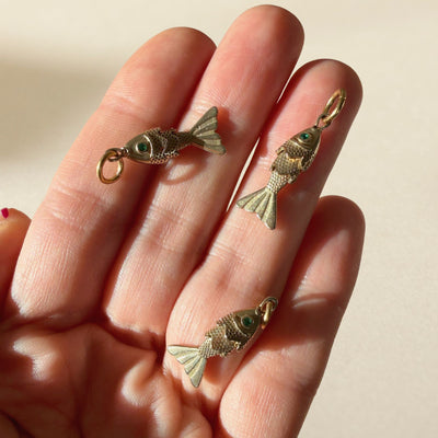 Articulated Lucky Fish Charm SS01