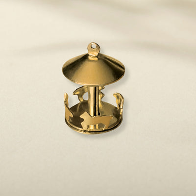 Vintage Spinning Carousel Charm SS01
