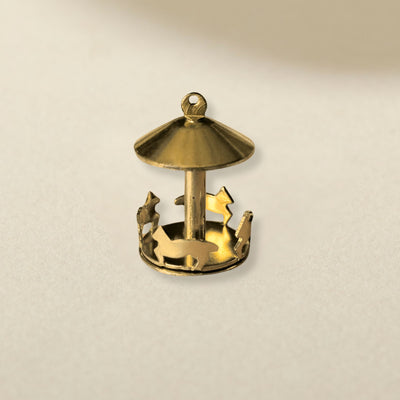 Vintage Spinning Carousel Charm SS01