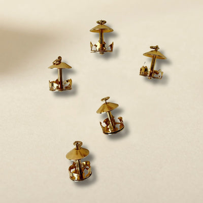 Vintage Spinning Carousel Charm SS01