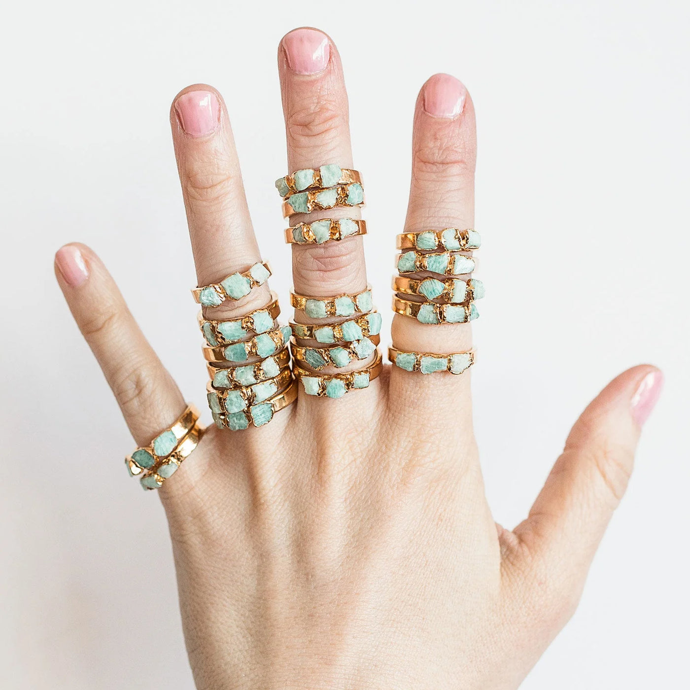 Amazonite Stacking Ring - Archive Collection