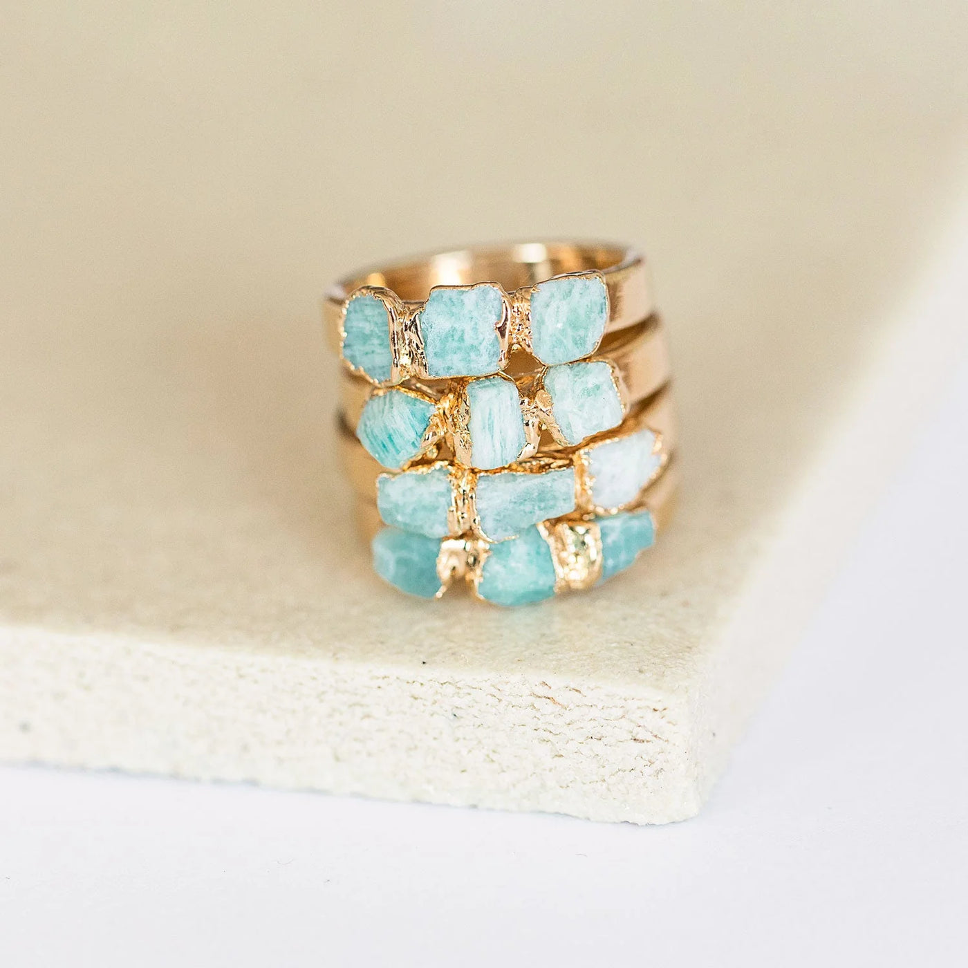 Amazonite Stacking Ring - Archive Collection