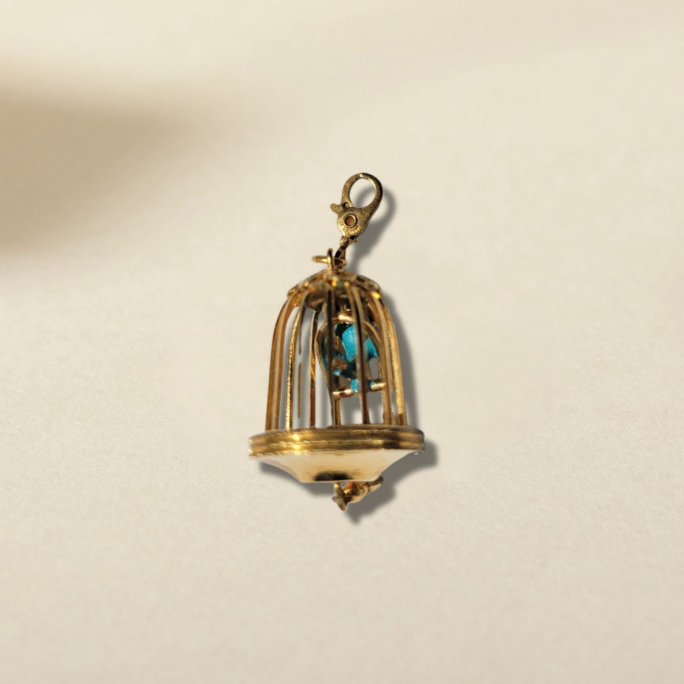 Vintage Swinging Songbird Charm SS01