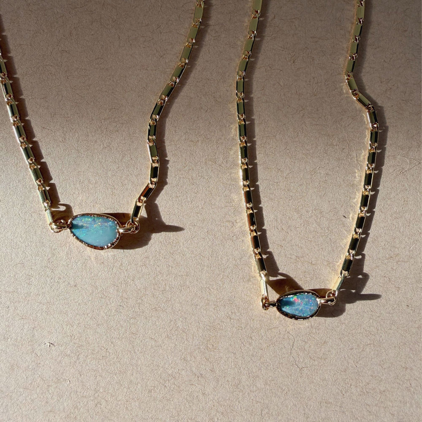Opal Glow Petite Necklace SS01