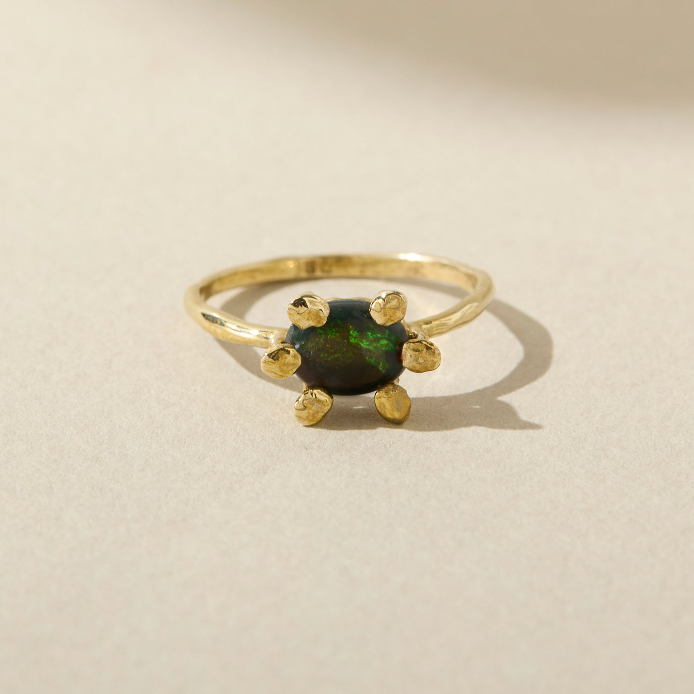 Black Opal Ring