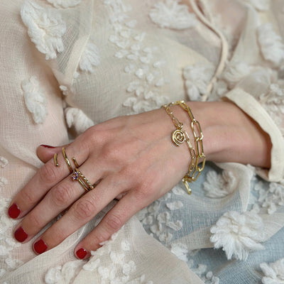 Paperclip Chain Bracelet (with optional charm clip)