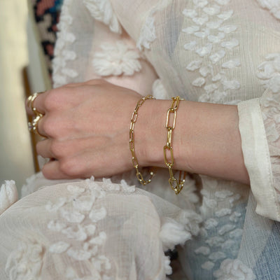 Chunky Chain Bracelet (with optional charm clip)