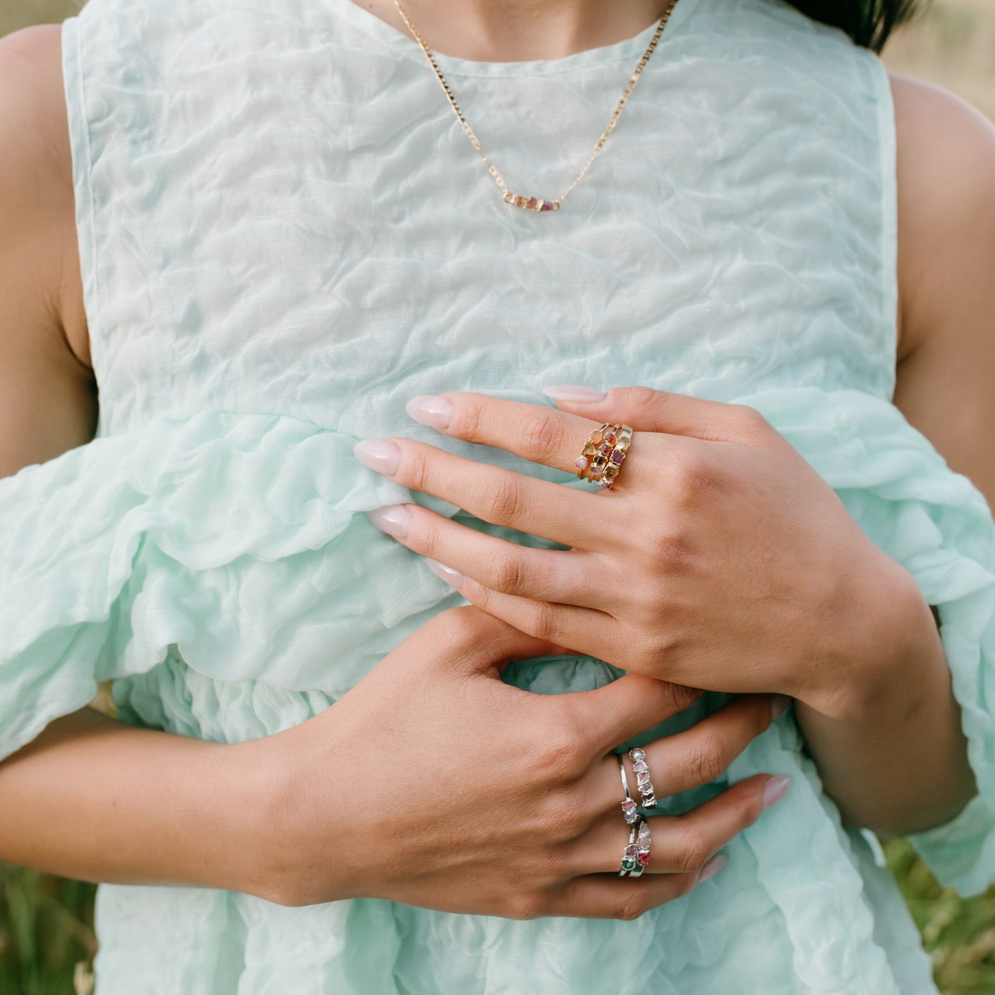 Custom Raw Stone Jewelry