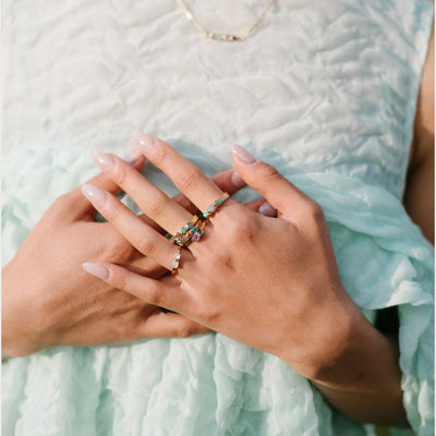 Customizable Gemstone Rings