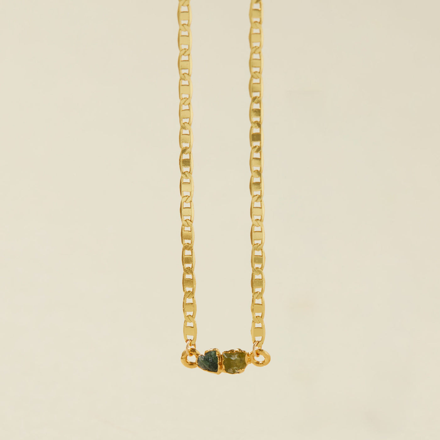 Emerald and Peridot Necklace - SS01