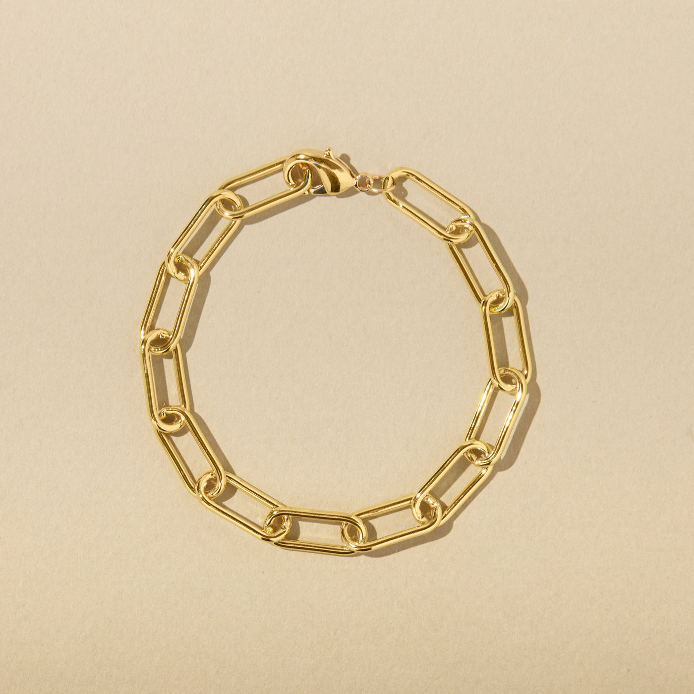 Chunky Chain Bracelet (with optional charm clip)