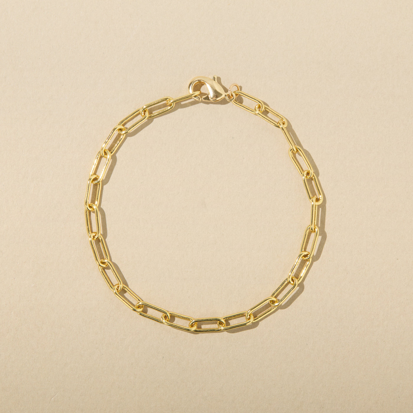 Paperclip Chain Bracelet (with optional charm clip)