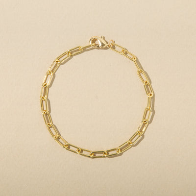 Paperclip Chain Bracelet (with optional charm clip)
