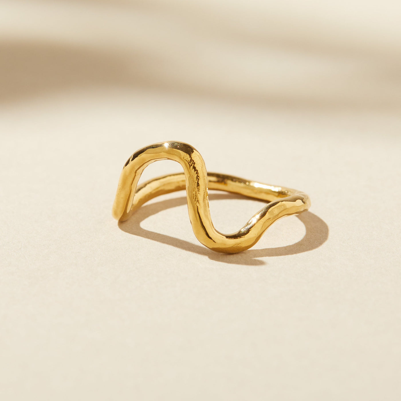 Willow Ring - Gold Plated - Size 7 - SS01