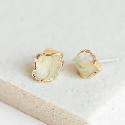 Hiddenite Studs - Archive Collection