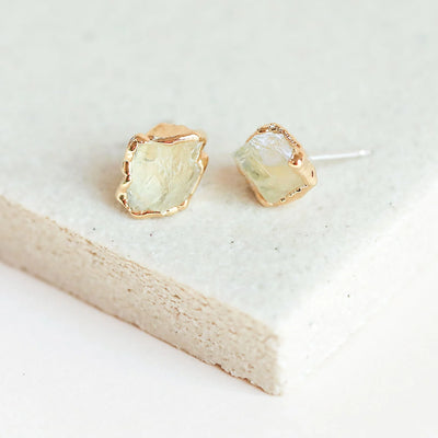 Hiddenite Studs - Archive Collection