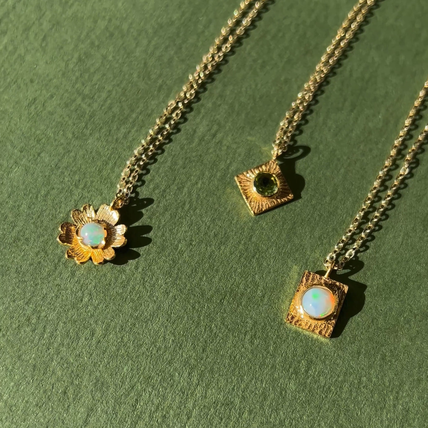 Opal Flora Necklace