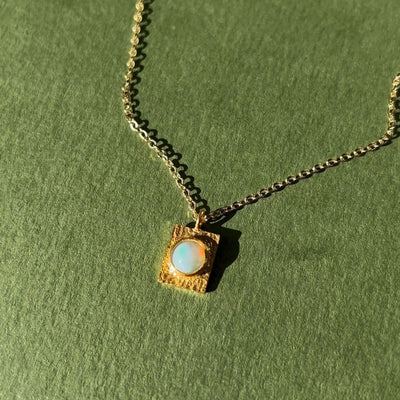 Opal Frame Necklace