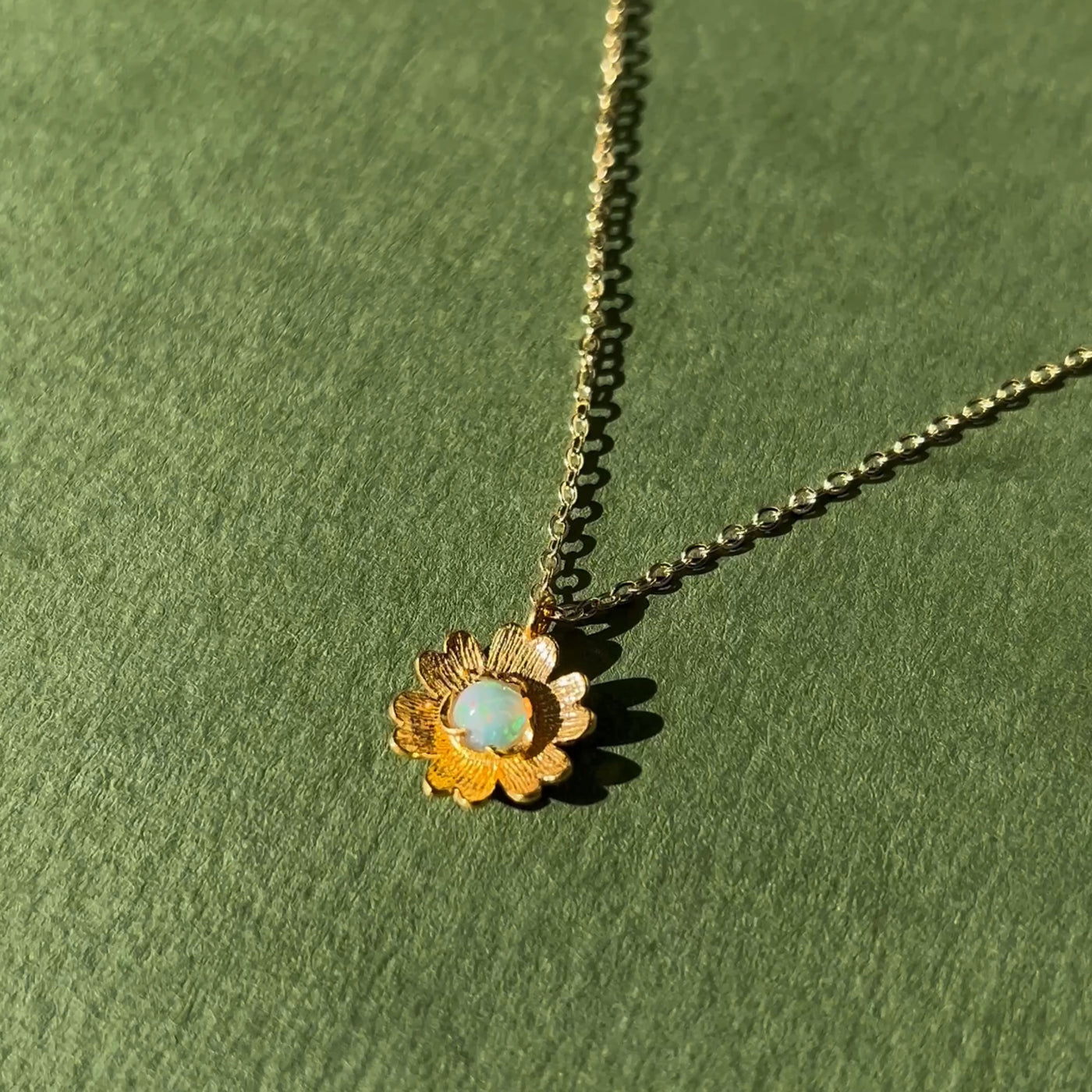 Opal Flora Necklace