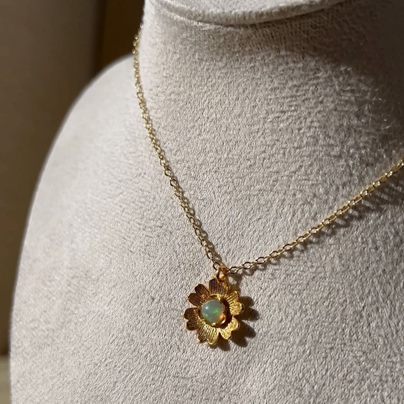 Opal Flora Necklace