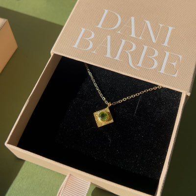 Peridot Prism Necklace