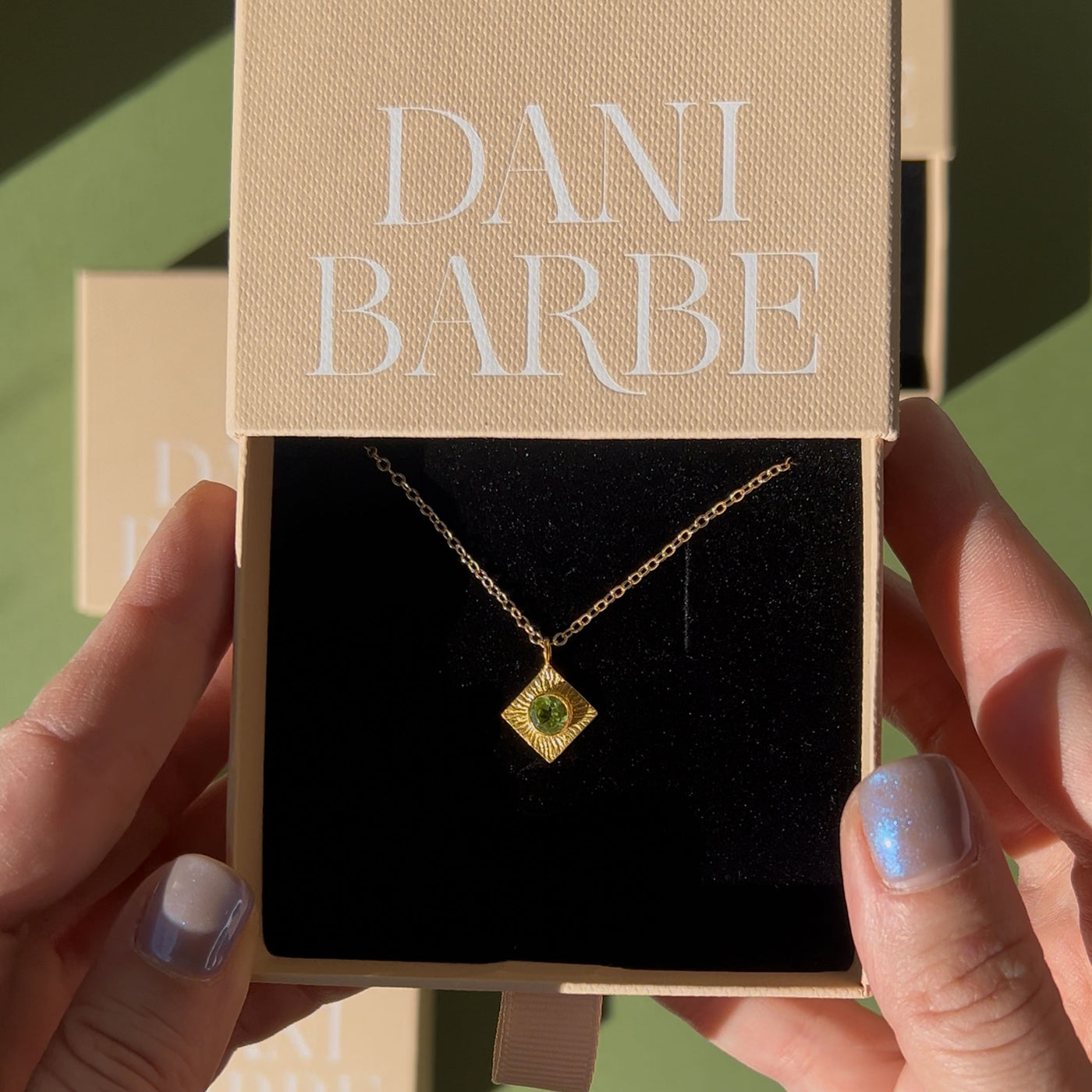 Peridot Prism Necklace