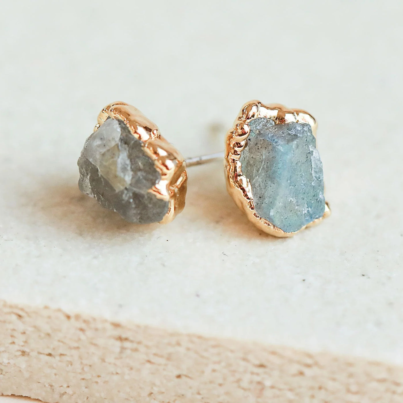 Labradorite Studs - Archive Collection