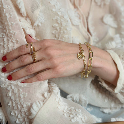 Paperclip Chain Bracelet (with optional charm clip)