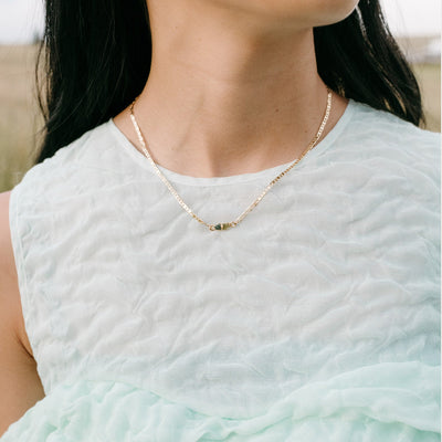 Custom Necklace with 6 Stones