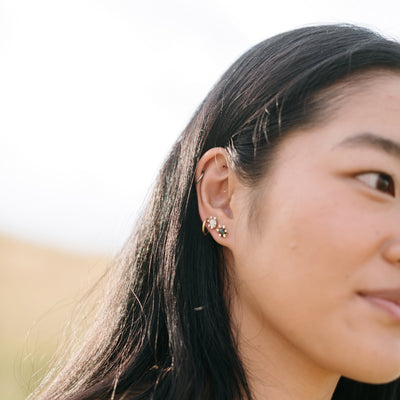 Natural Opal Studs