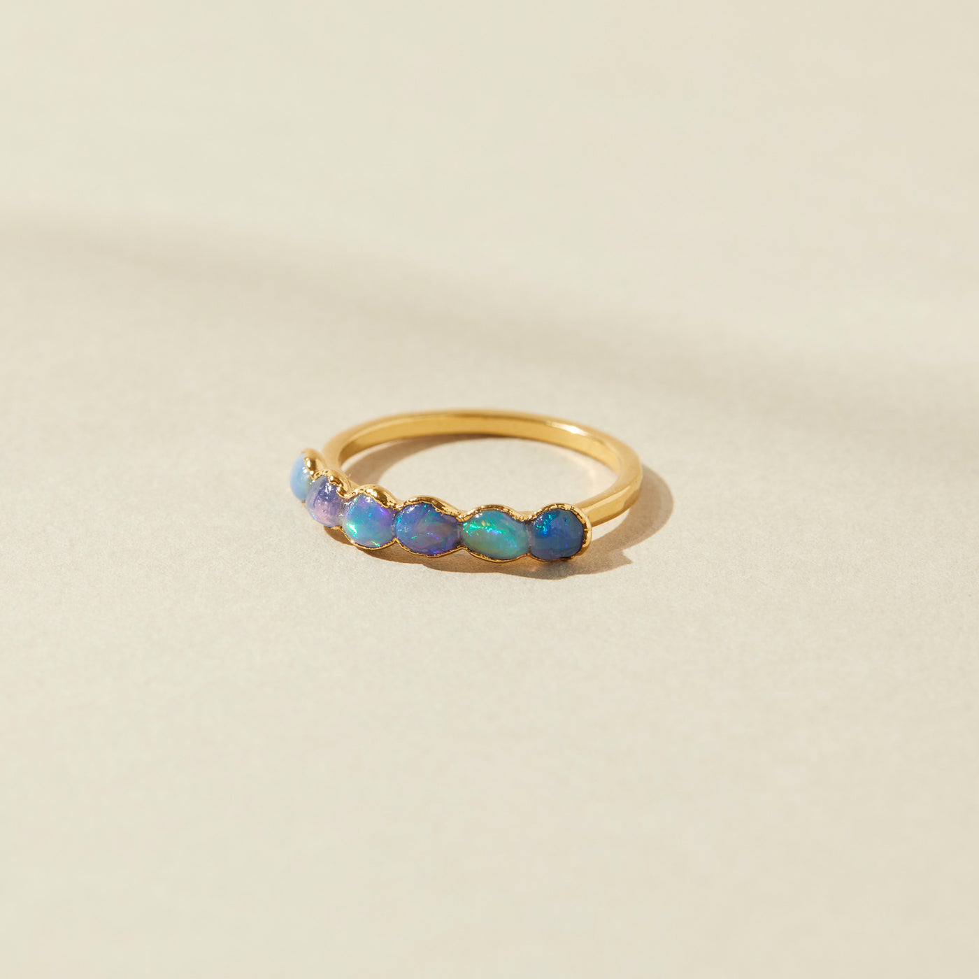 Purple Opal Ring