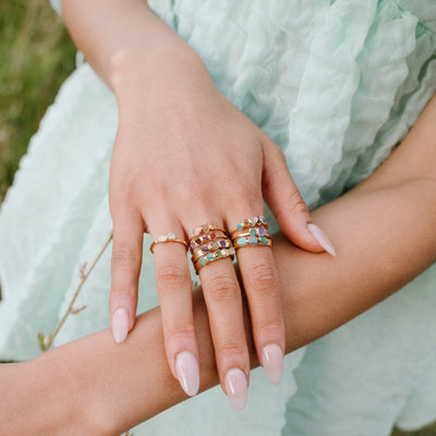 Raw Crystal Custom Ring