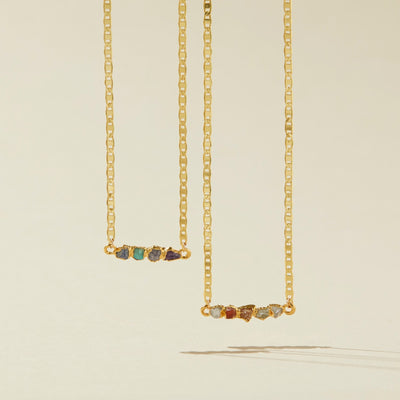 Custom Necklace with 6 Stones
