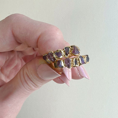 Ruby Garnet Spinel Ring - Multiple Sizes SS01