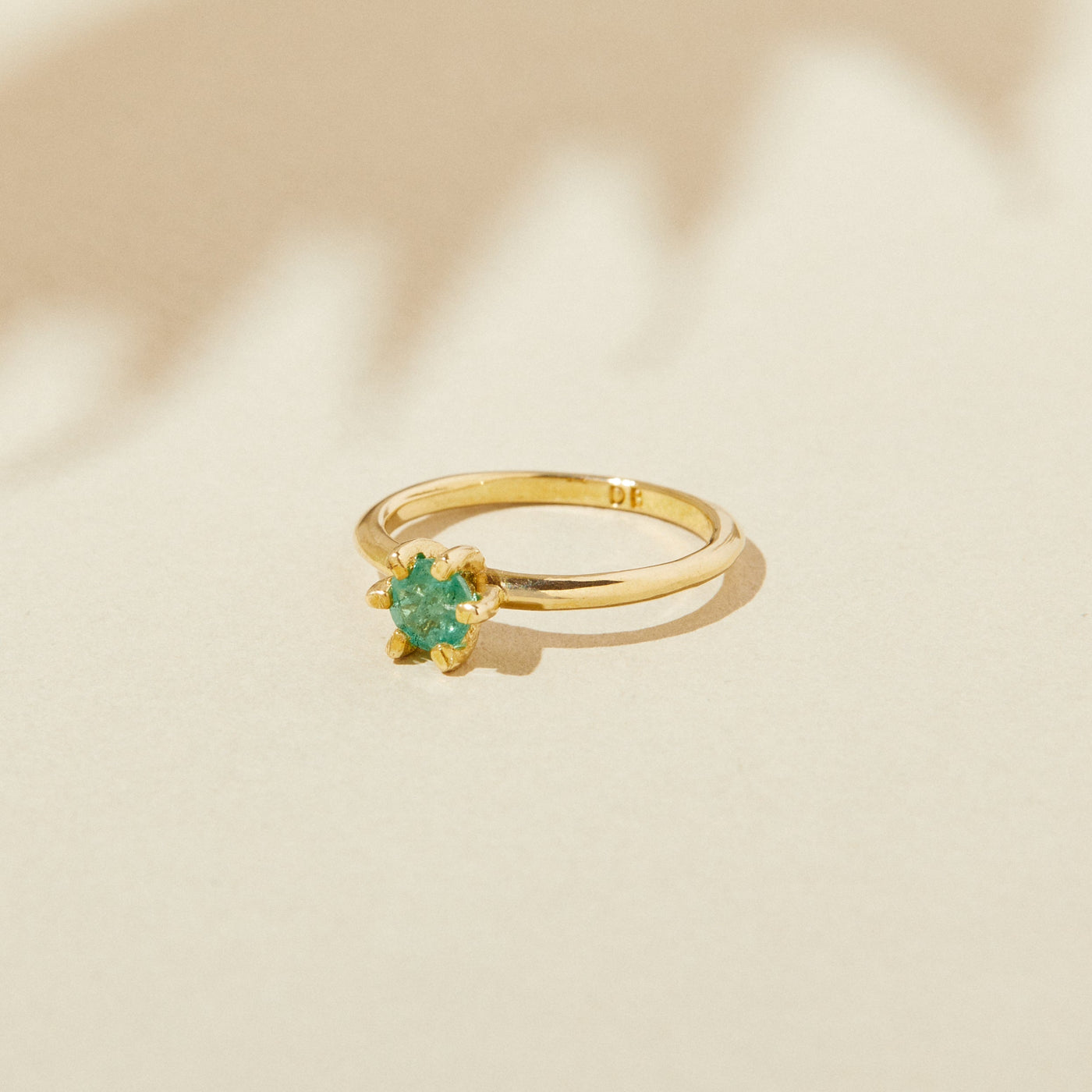 May Birthstone Ring with Emerald