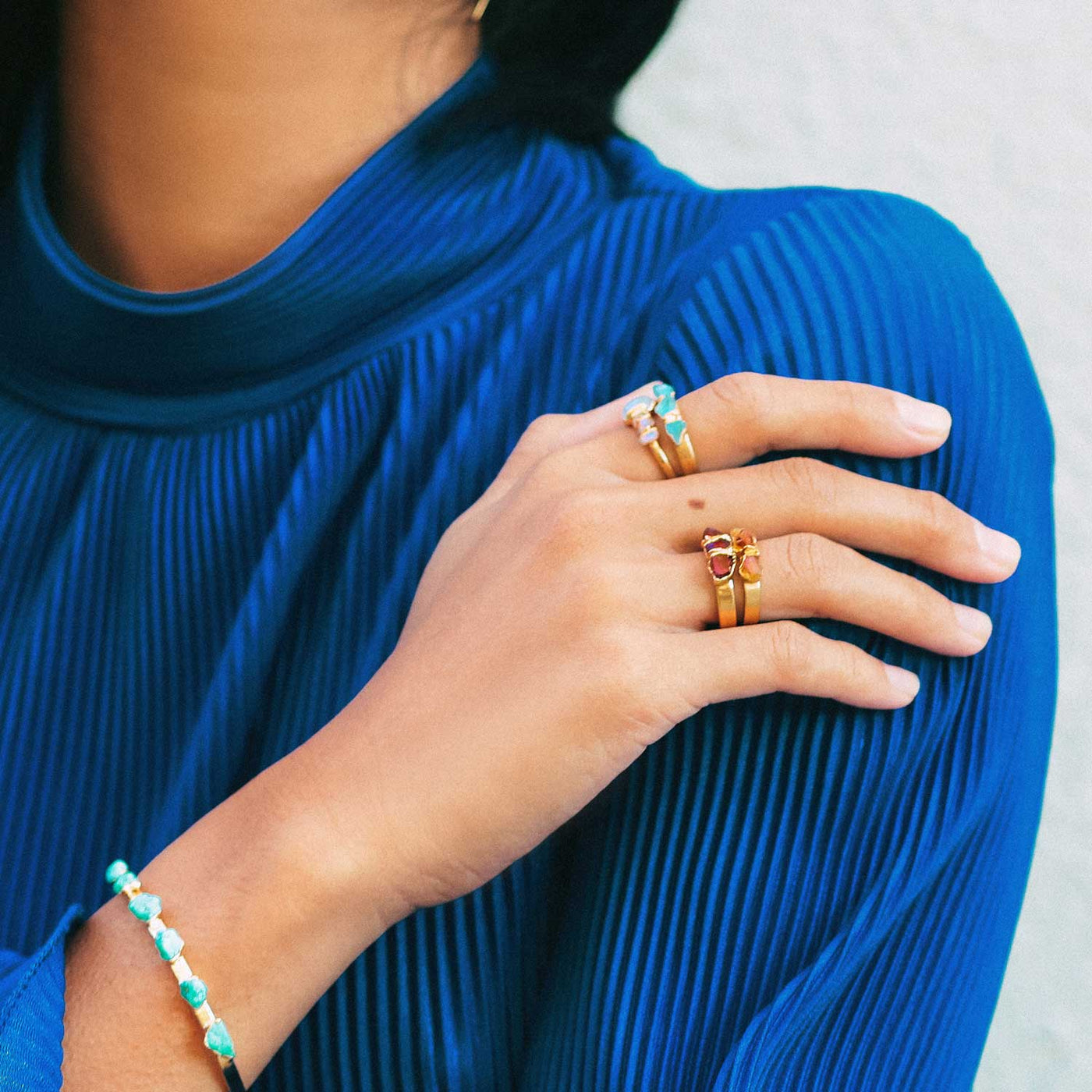 Citrine Stacking Ring - Archive Collection