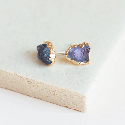 Iolite Studs - Archive Collection