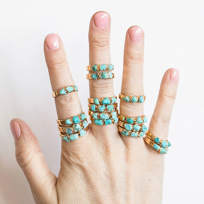 Turquoise Stacking Ring - Archive Collection