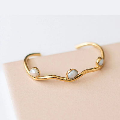 Pearl Wave Cuff - Archive Collection