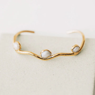 Pearl Wave Cuff - Archive Collection